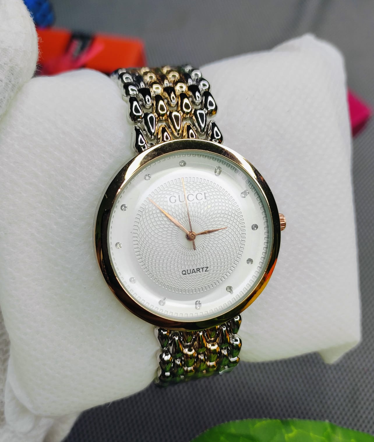Stainless Steel Analog Ladies Rest Watch For Women